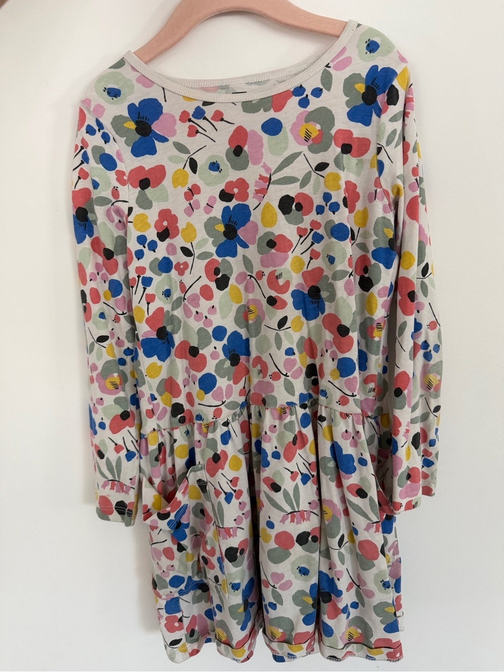 Tea Collection Swedish Floral Long Sleeve Pocket Dress 7
